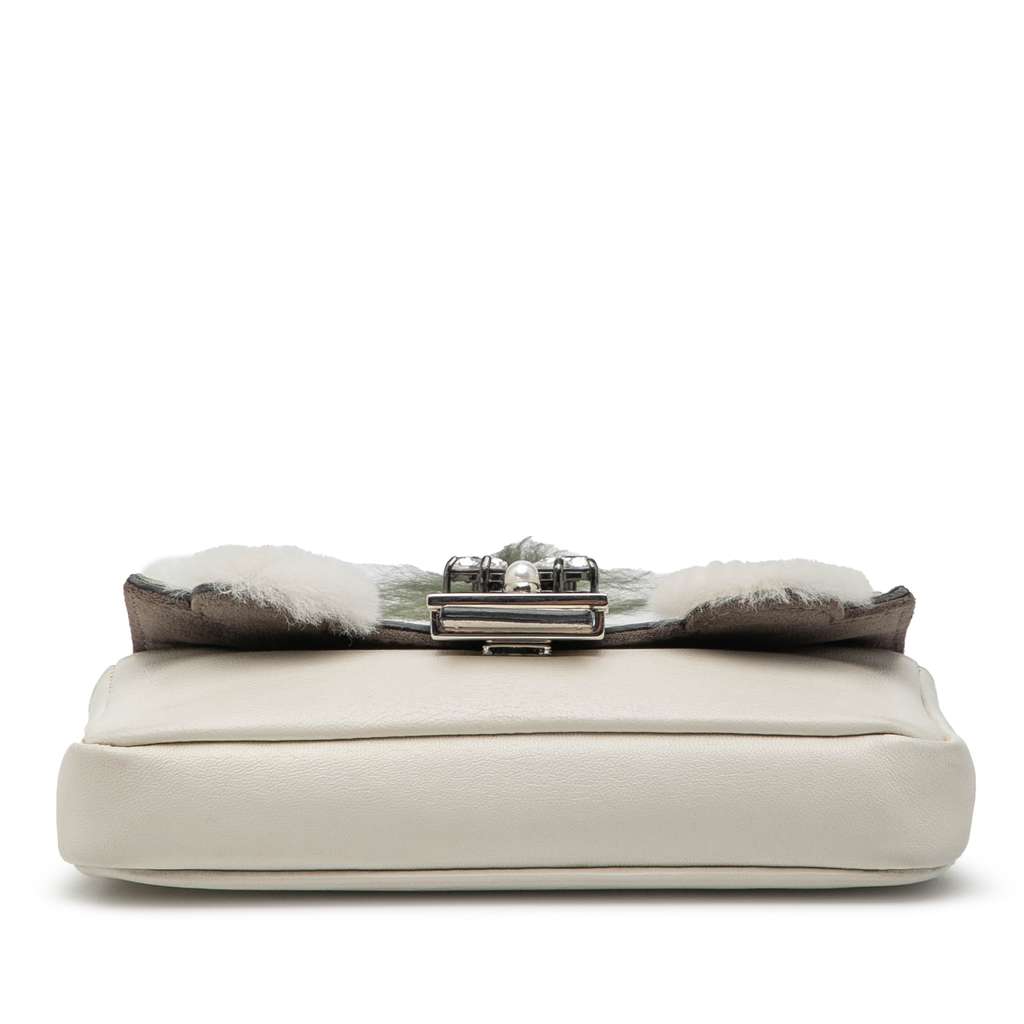 Fendi Micro Nappa Monster Baguette Satchel - 3