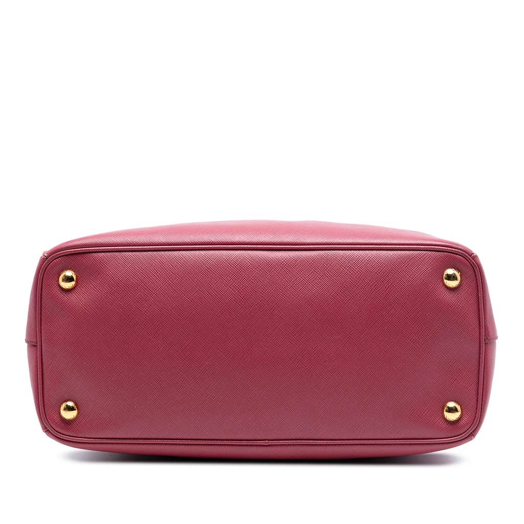 Prada Small Saffiano Lux Galleria Double Zip Satchel - 3