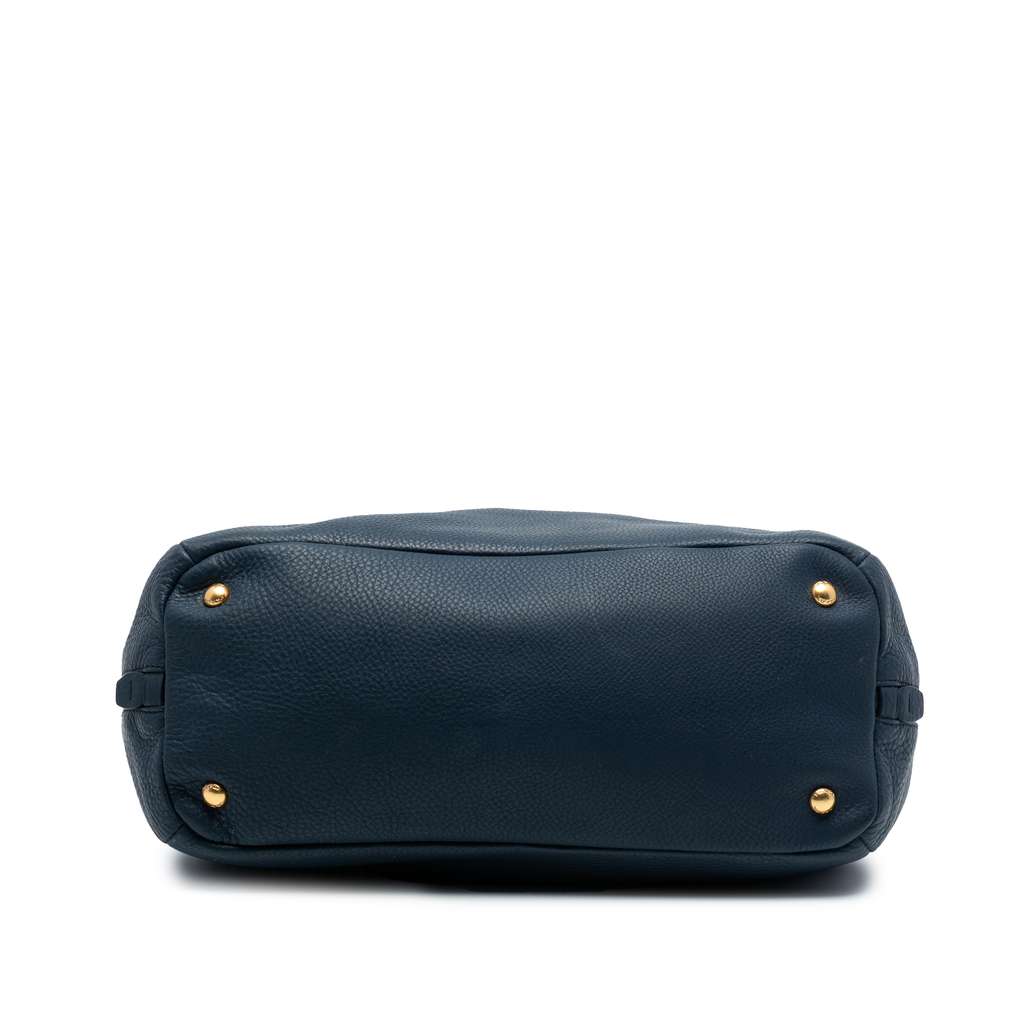 Prada Vitello Daino Side Zip Convertible Tote - 3