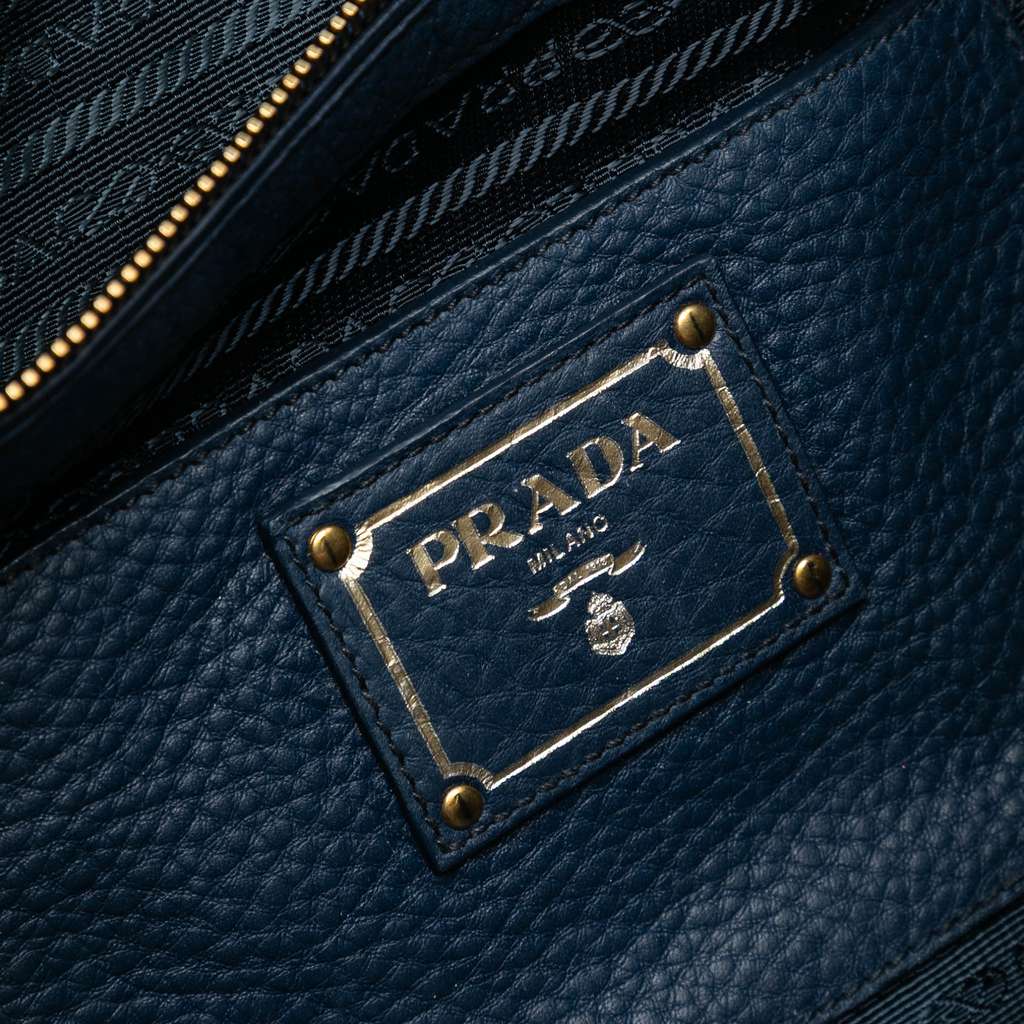 Prada Vitello Daino Side Zip Convertible Tote - 5