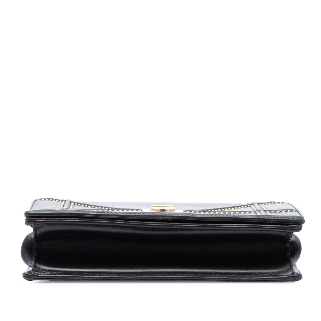 Dior Medium Studded Lambskin Diorama Flap - 3