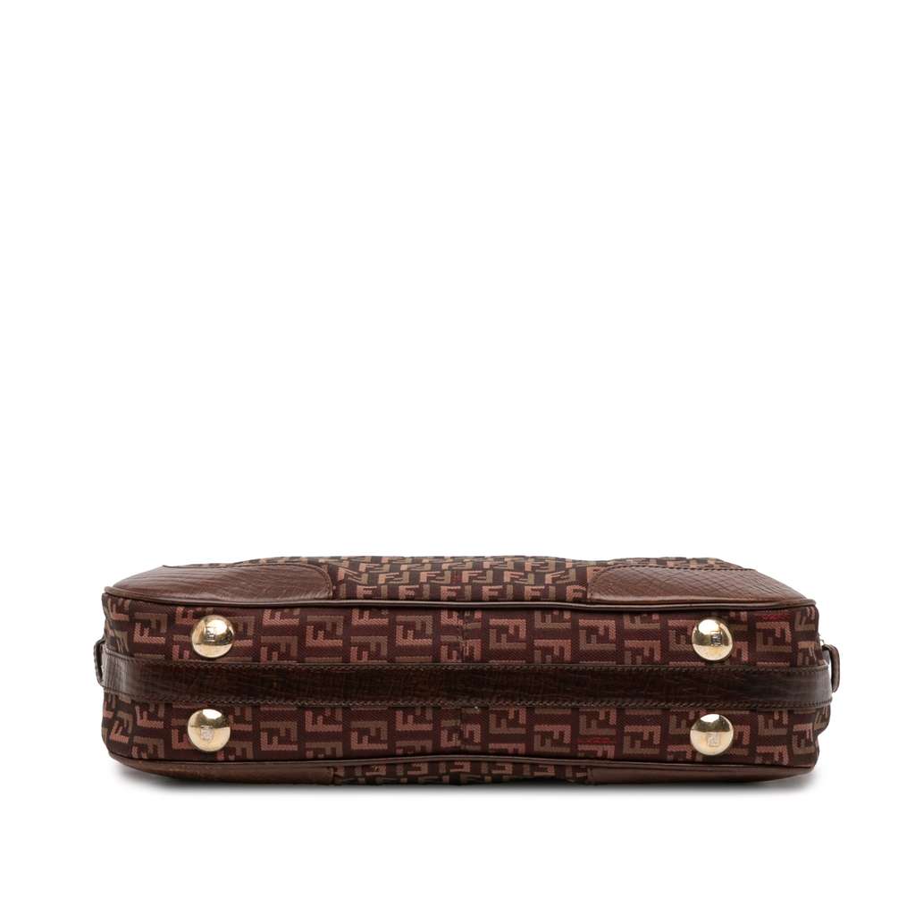 Fendi Zucchino Canvas Satchel - 3