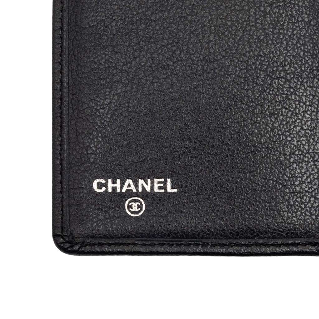 Chanel CC Calfskin Camellia Long Wallet - 5