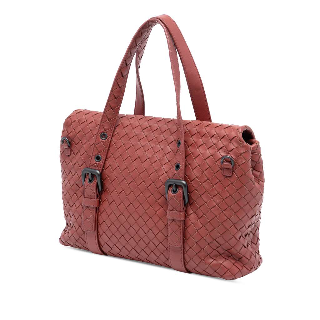 Bottega Veneta Nappa Intrecciato Flap Satchel - 2