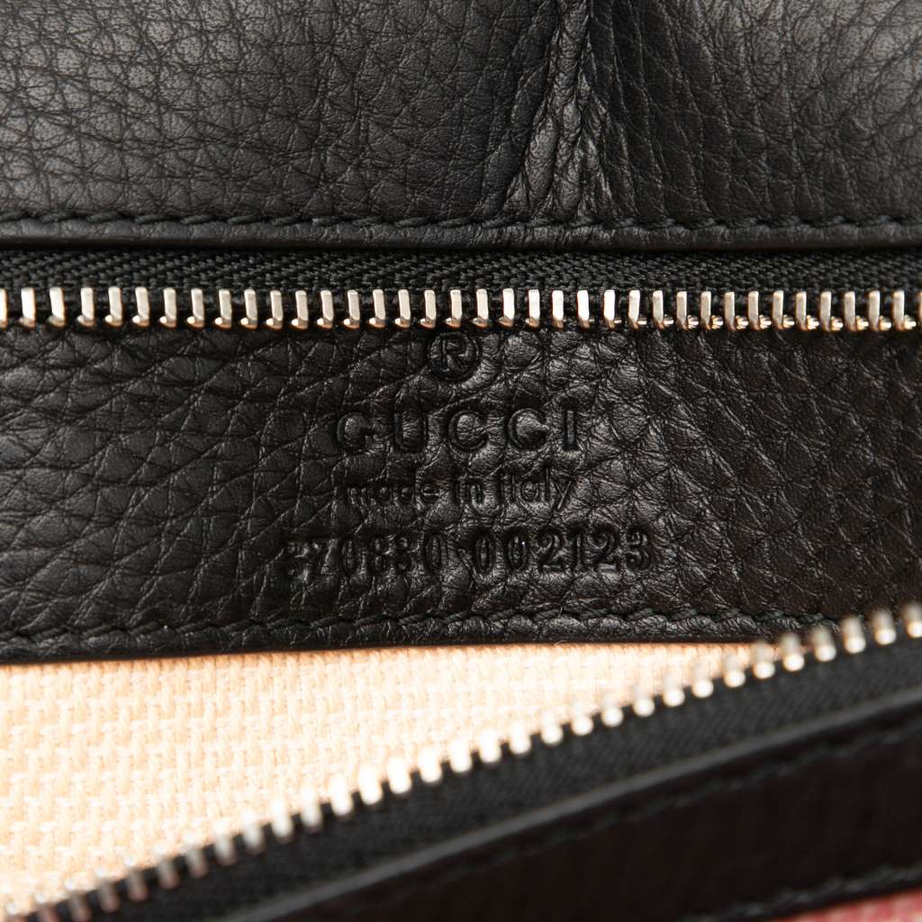 Gucci Large Leather Bamboo Daily Satchel - 5