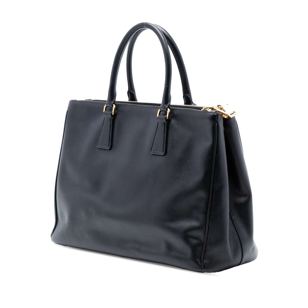 Prada Medium Saffiano Lux Galleria Double Zip Satchel - 2