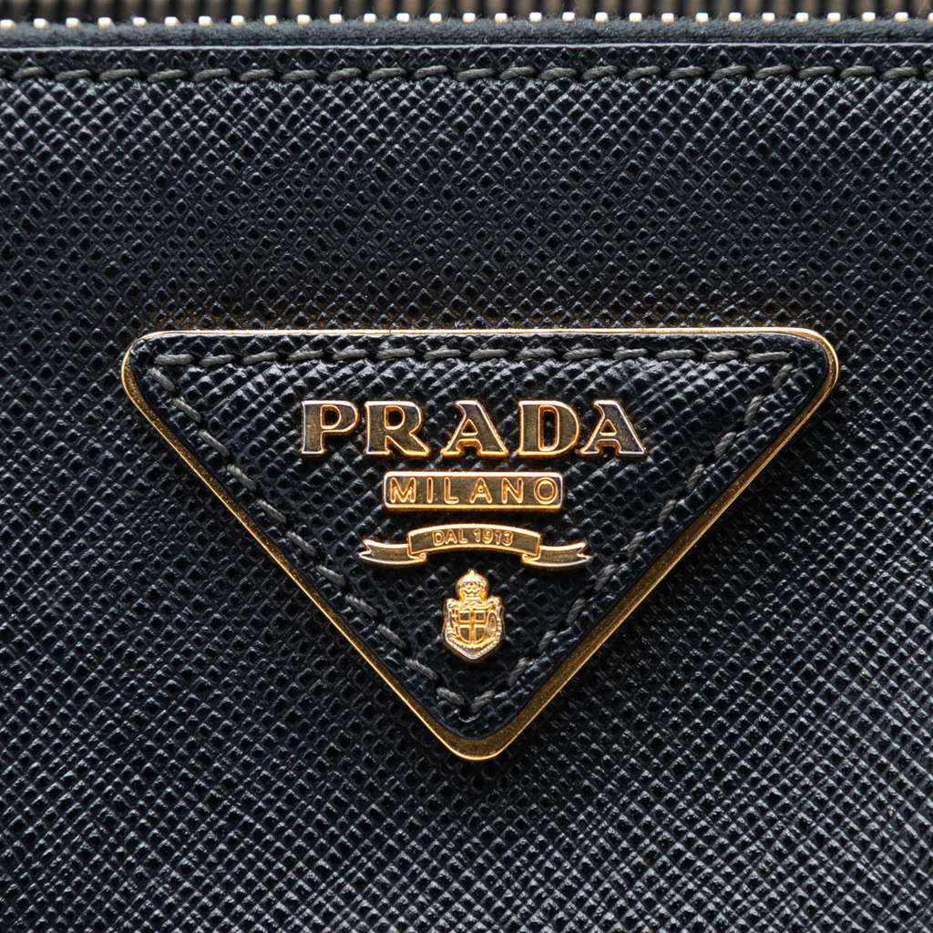 Prada Medium Saffiano Lux Galleria Double Zip Satchel - 5