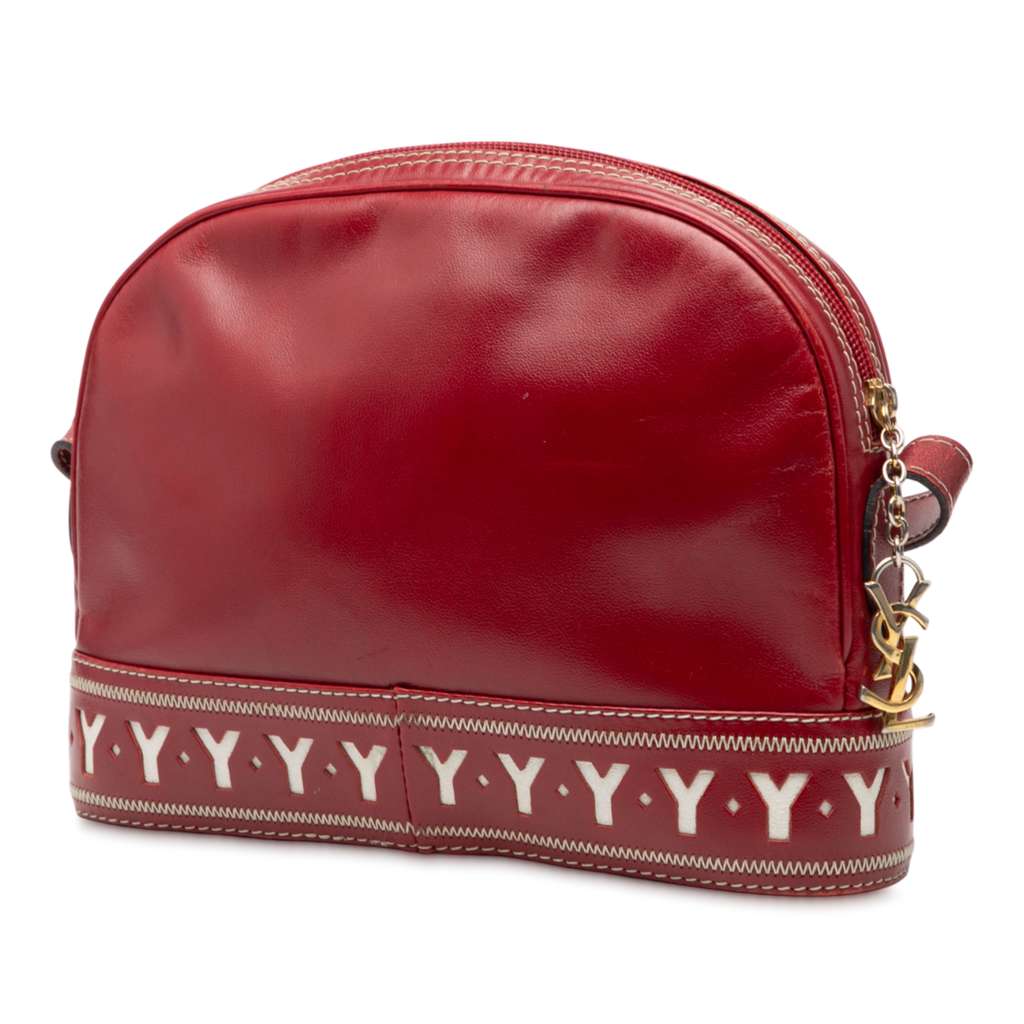Saint Laurent Leather Dome Shoulder Bag - 2