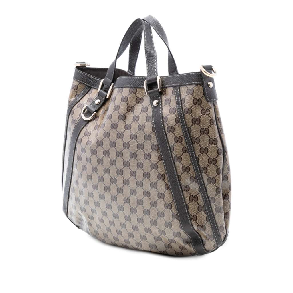 Gucci GG Crystal Abbey D Ring Convertible Tote - 2
