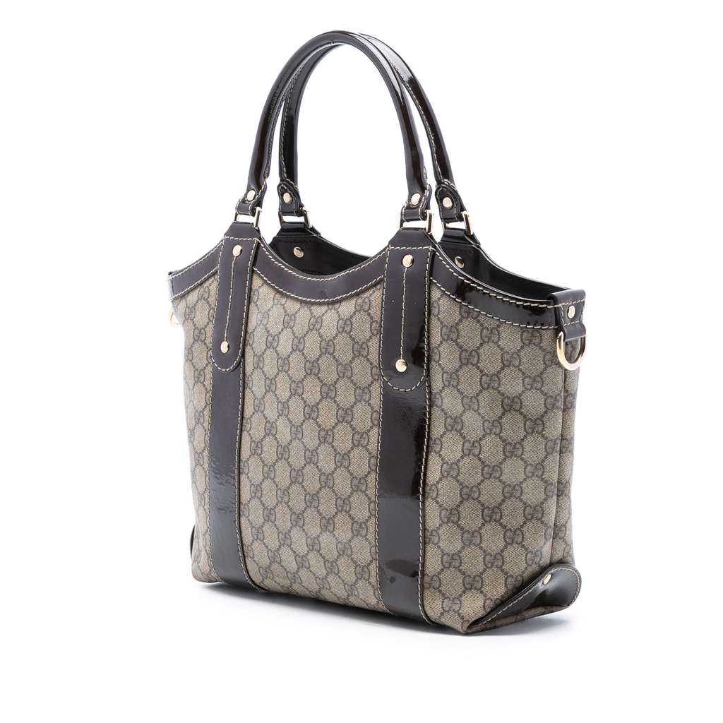 Gucci GG Supreme Bow Mirror Tote - 2