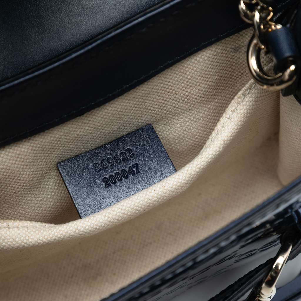 Gucci Mini Patent Guccissima Emily Crossbody - 5