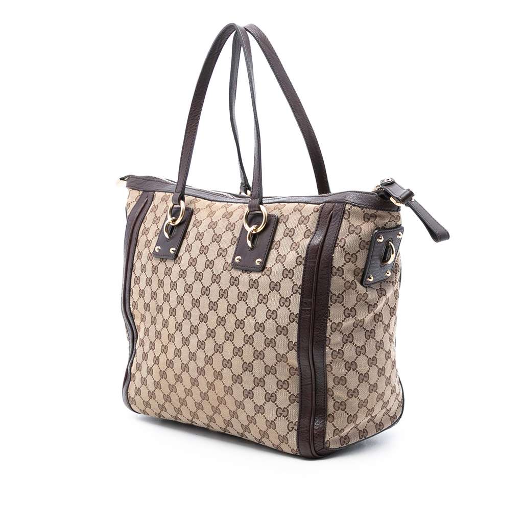 Gucci GG Canvas Charm Satchel - 2