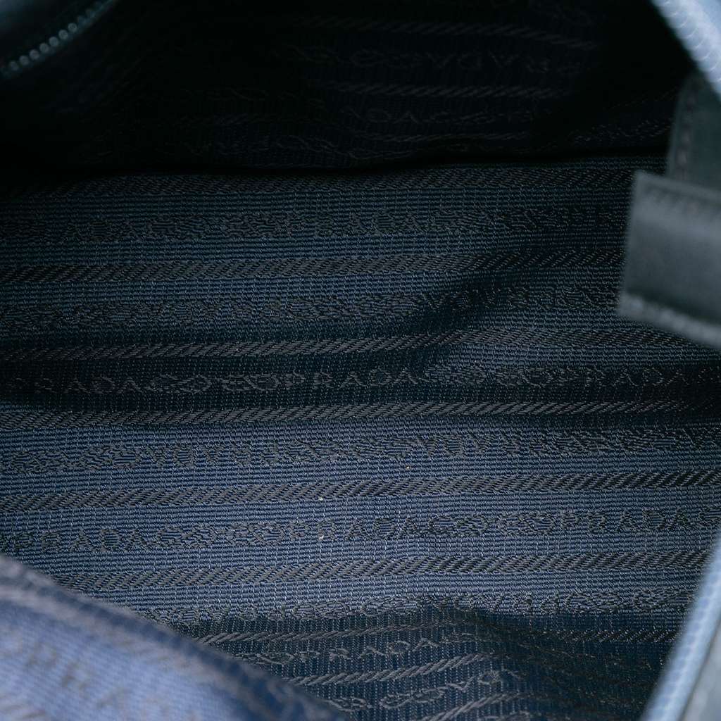 Prada Tessuto Metal Handle Bag - 4
