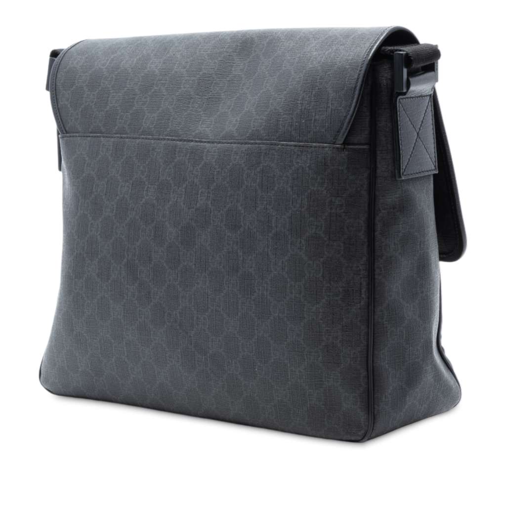 Gucci GG Supreme Flap Messenger Bag - 2