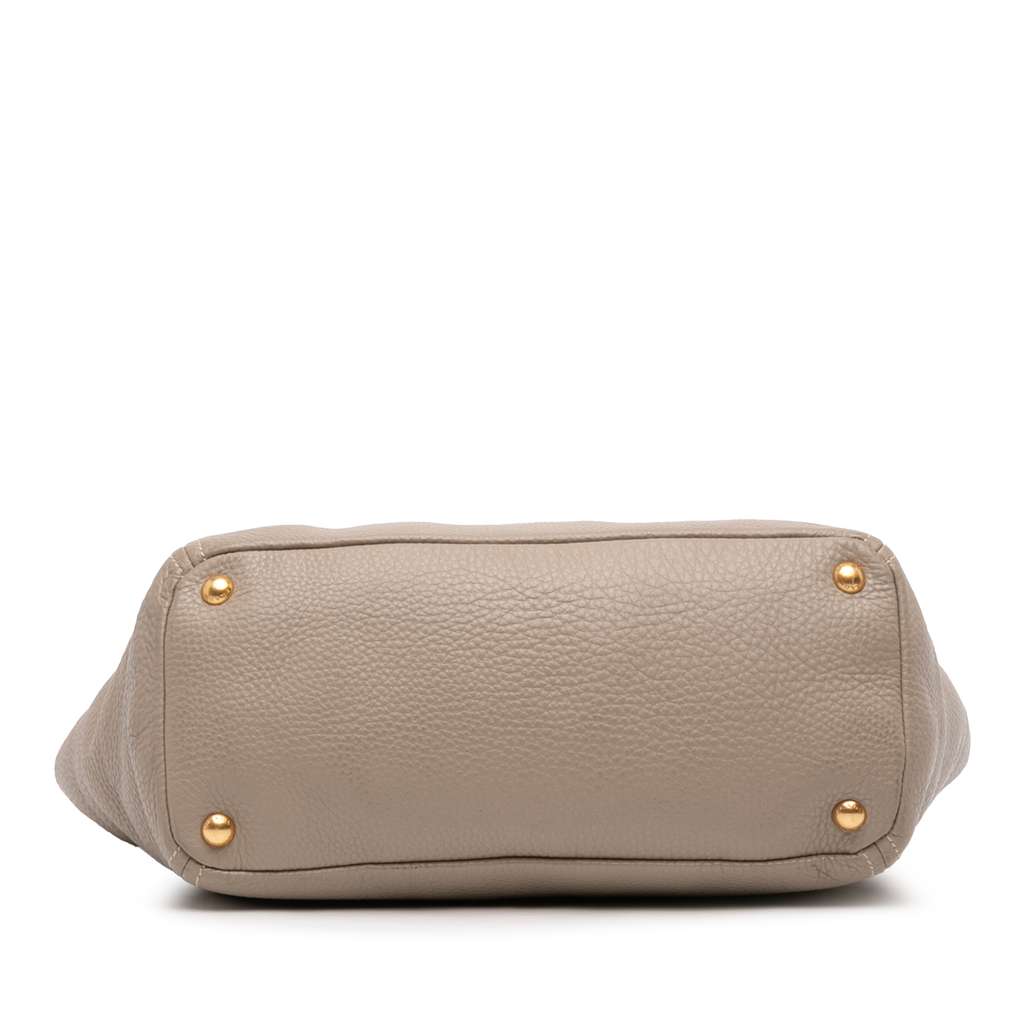 Prada Vitello Daino Side Pocket Convertible Tote - 3