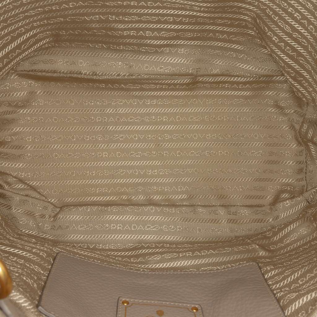 Prada Vitello Daino Side Pocket Convertible Tote - 4