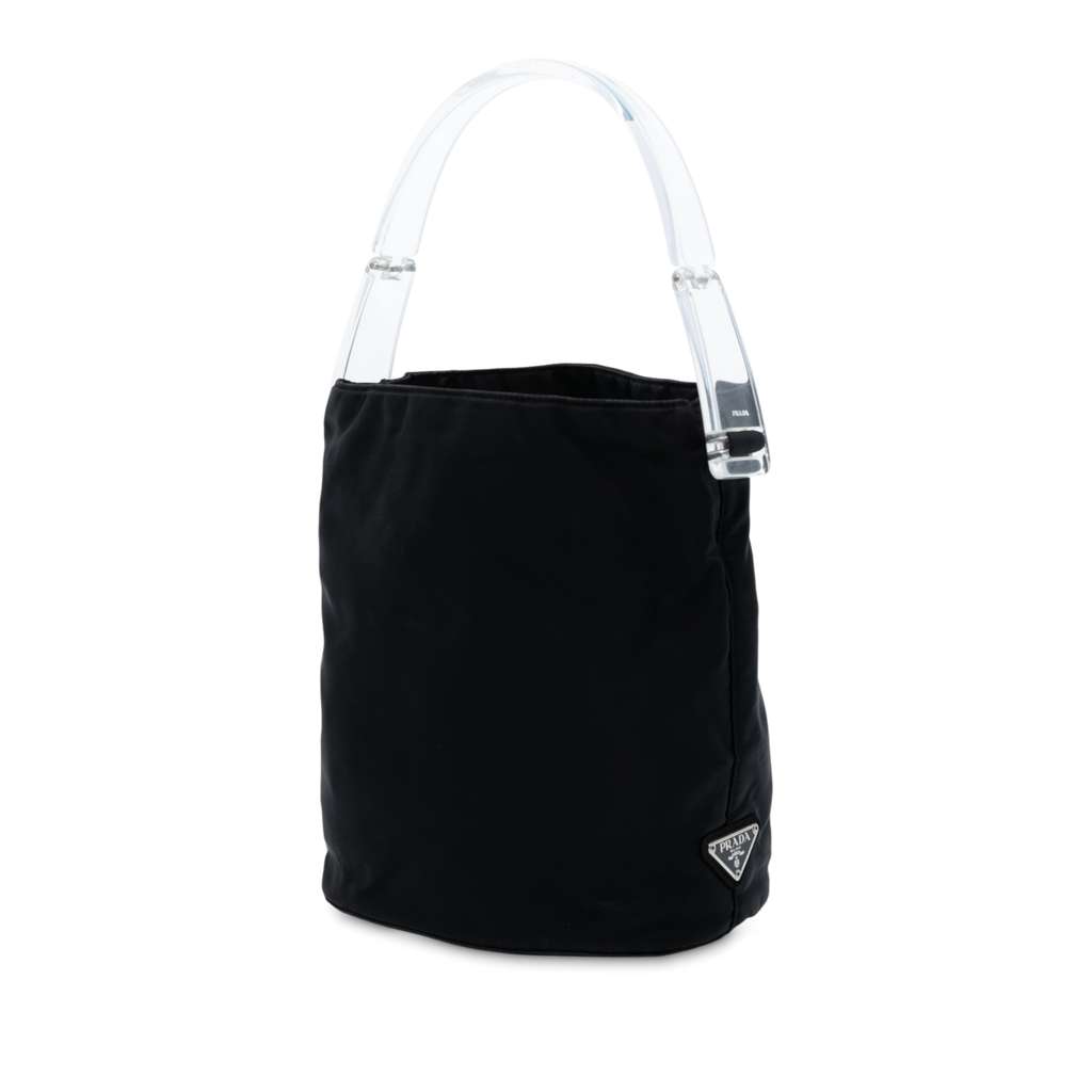 Prada Tessuto Acrylic Handle Bag - 2