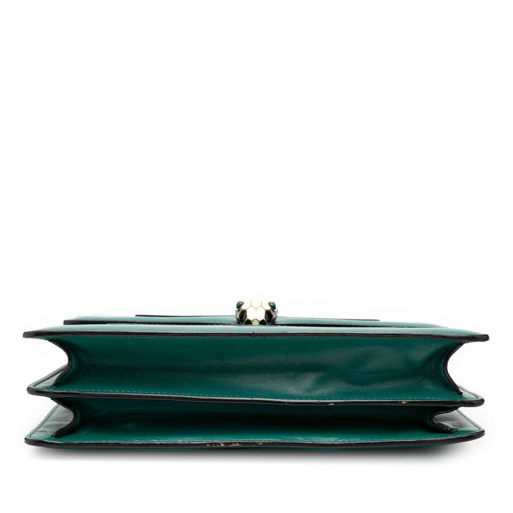 Bvlgari Small Calfskin Serpenti Forever Top Handle Bag - 3