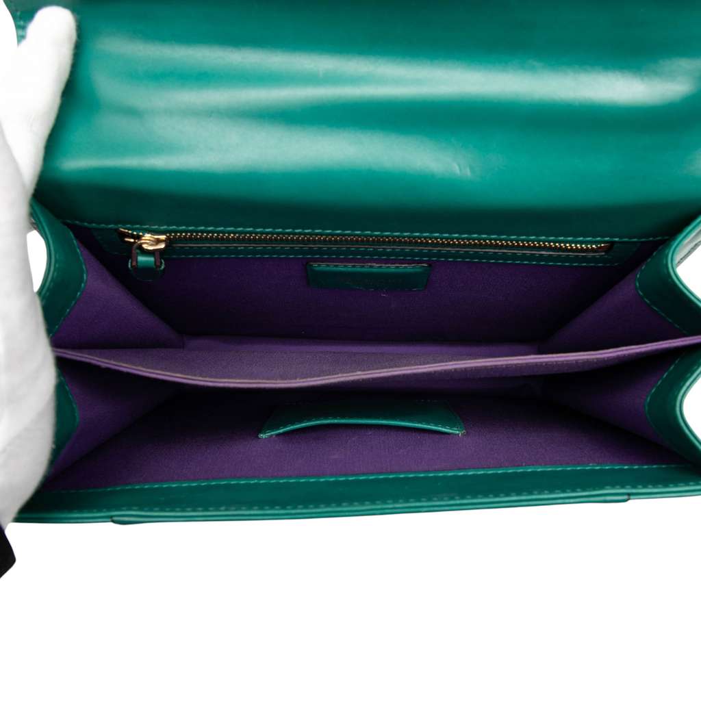 Bvlgari Small Calfskin Serpenti Forever Top Handle Bag - 4