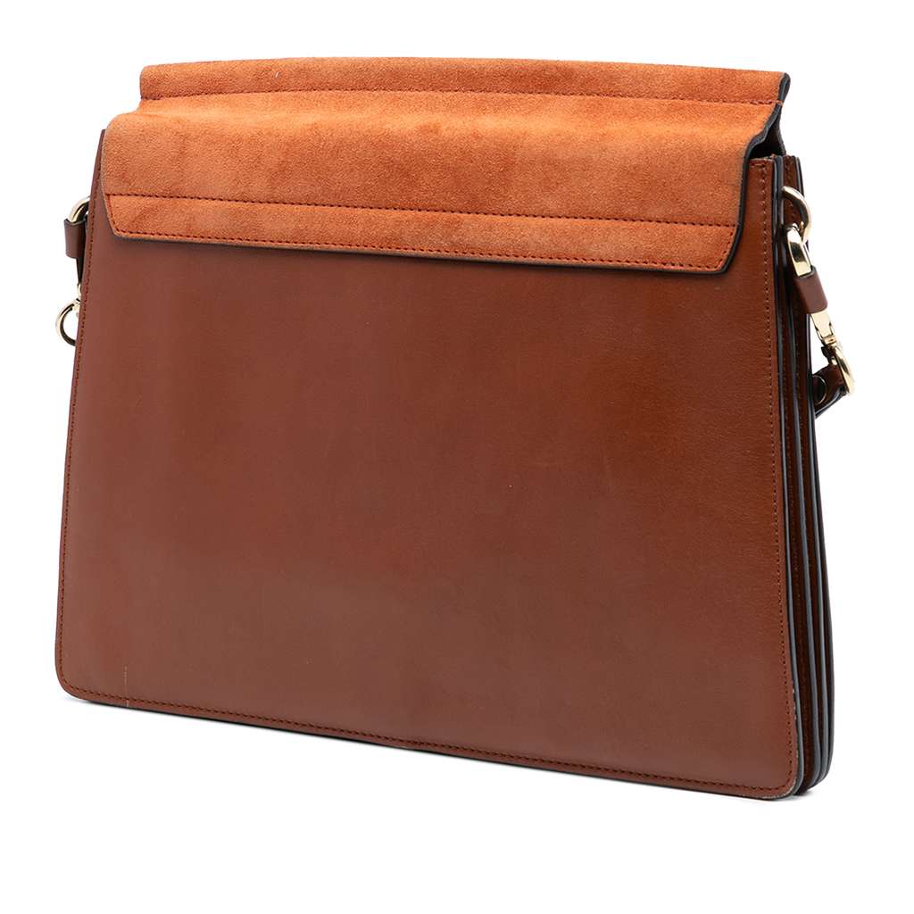 Chloé Medium Calfskin and Suede Faye Crossbody - 2