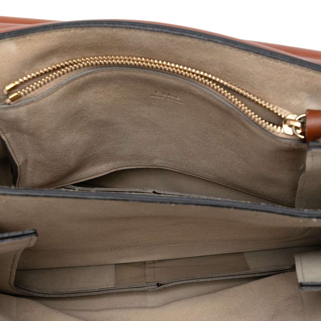 Chloé Medium Calfskin and Suede Faye Crossbody - 4