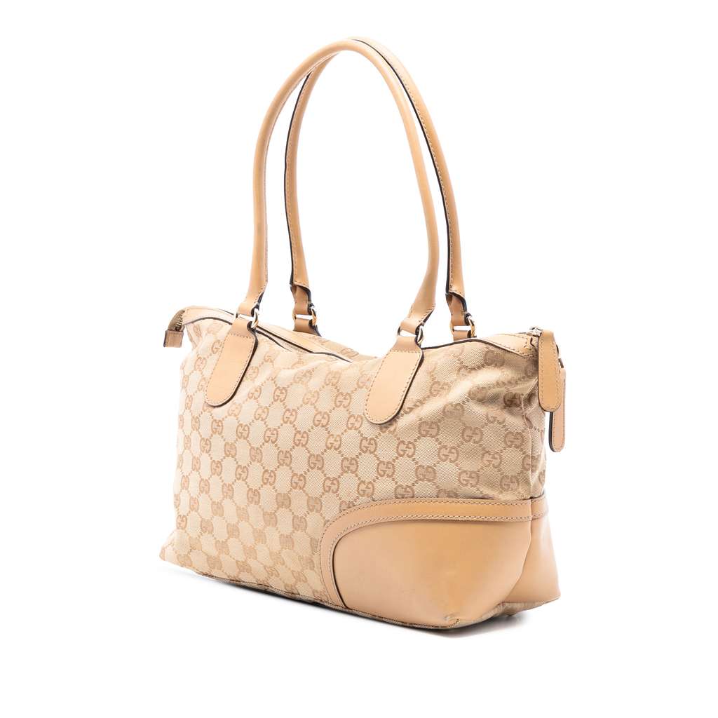 Gucci GG Canvas Horsebit Web Handbag - 2