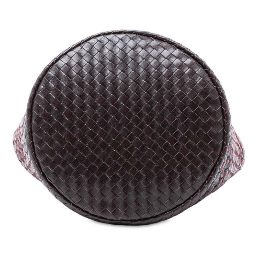 Bottega Veneta Bicolor Nappa Intrecciato Bucket Bag - 3