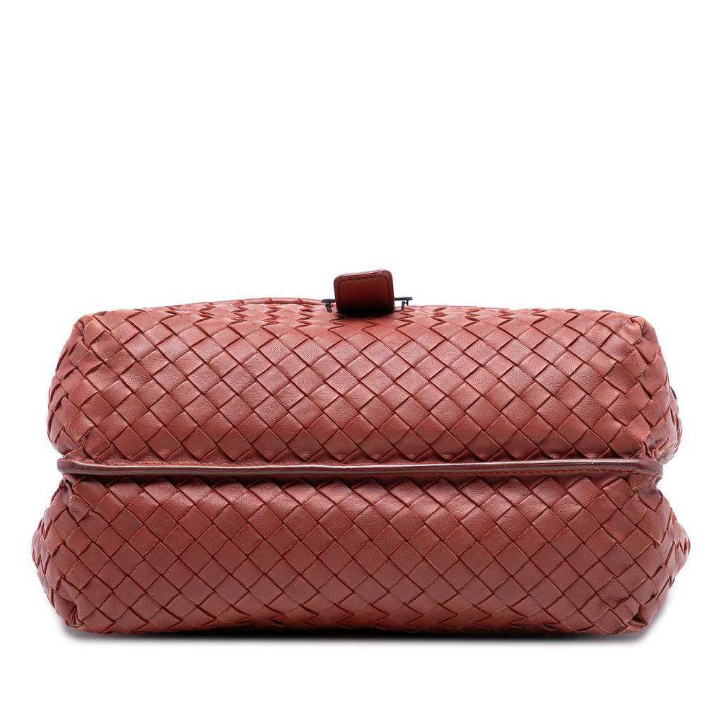 Bottega Veneta Nappa Intrecciato Double Sided Flap Messenger Bag - 3