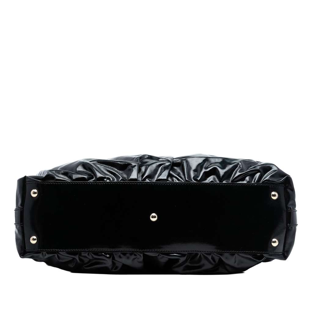 Gucci Coated Canvas Bamboo Dialux Pop Satchel - 3