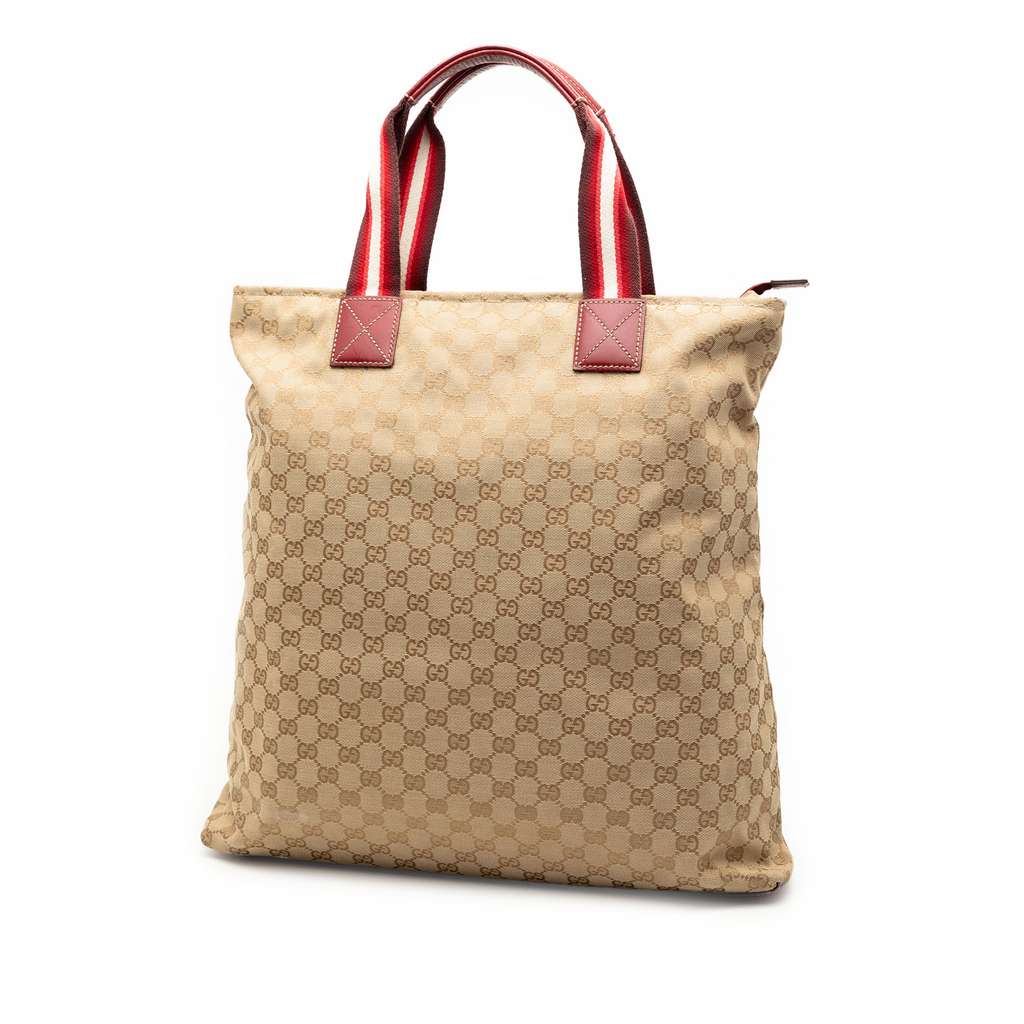 Gucci GG Canvas Web Tote - 2