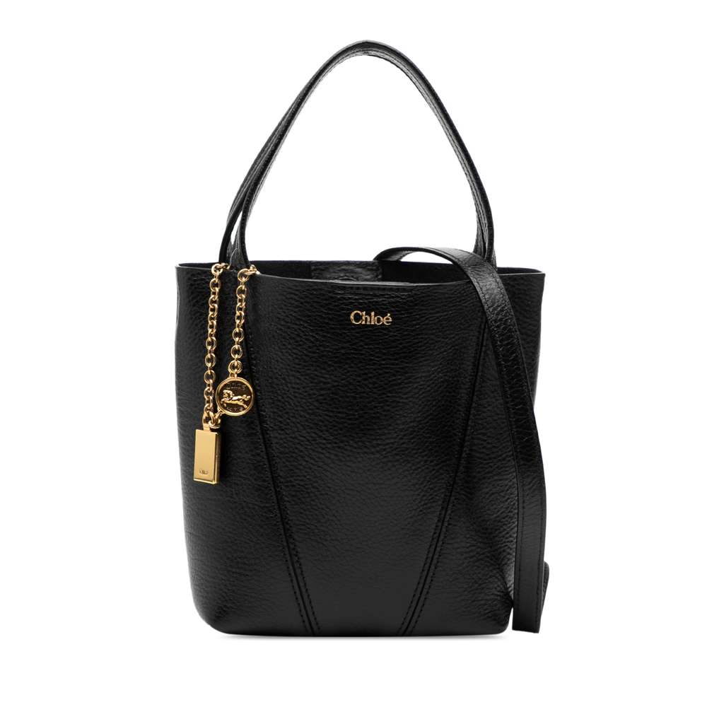 Chloé Small Grained Calfskin Spin Satchel