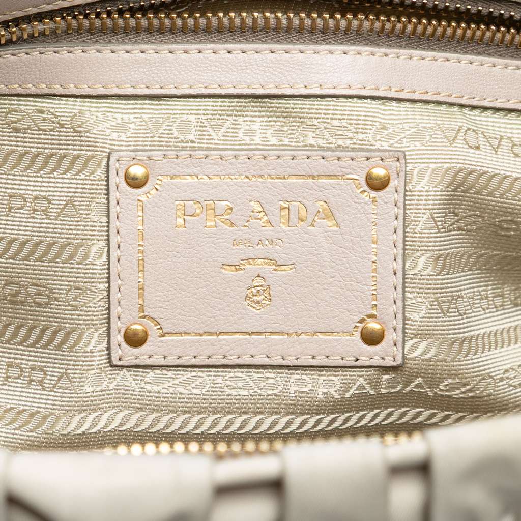 Prada Tessuto Gaufre Satchel - 5