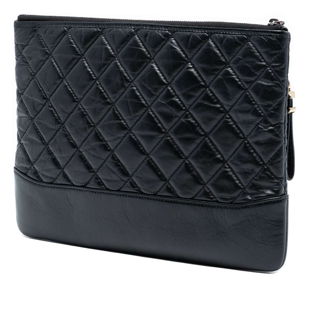 Chanel Medium Aged Calfskin Gabrielle O Case Clutch - 2