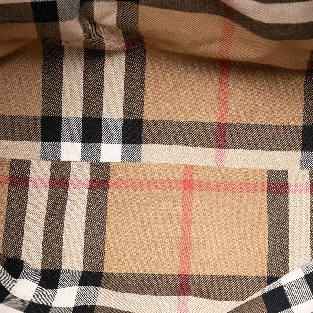 Burberry Medium House Check Trimmed Leather Salisbury Tote - 4