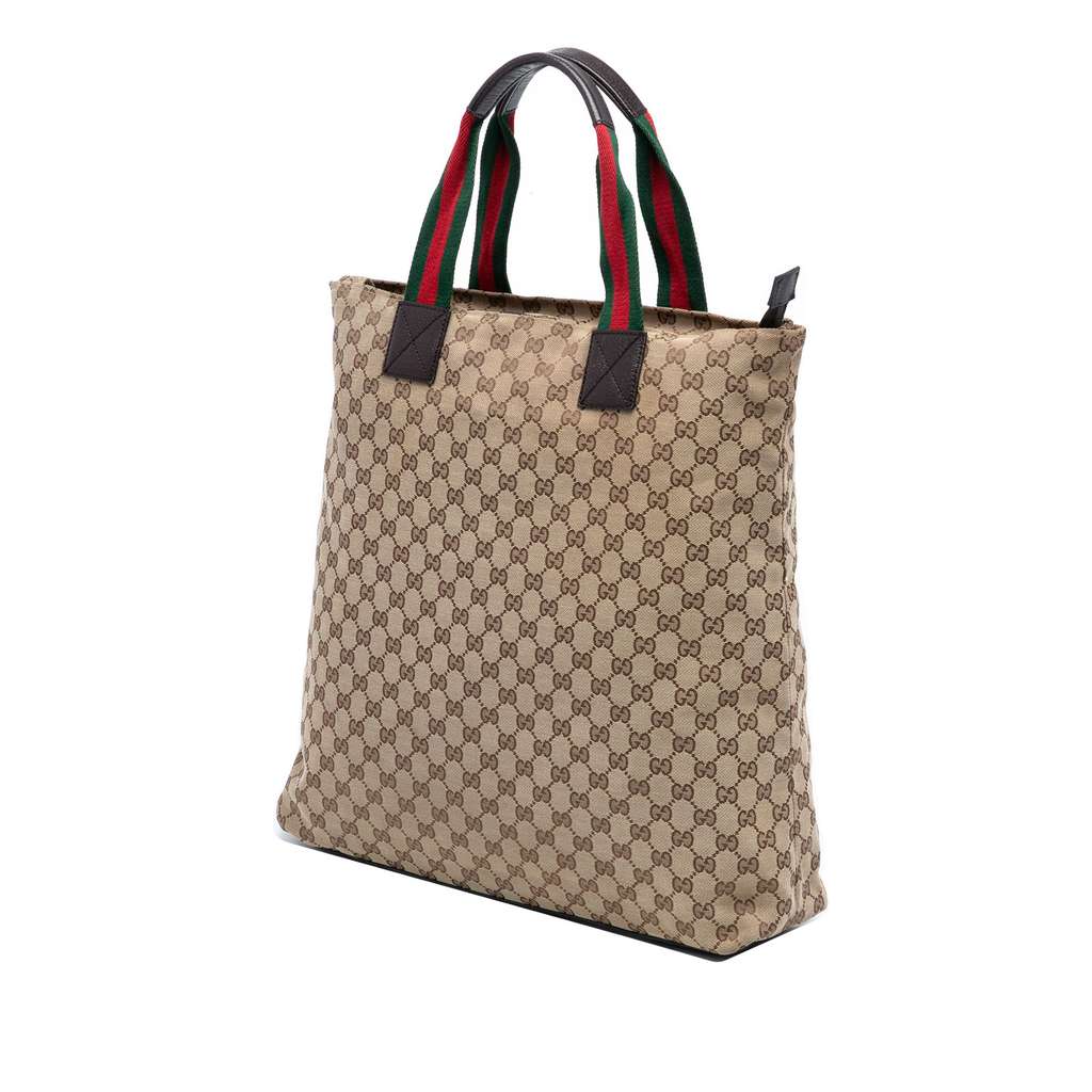 Gucci GG Canvas Web Tote - 2