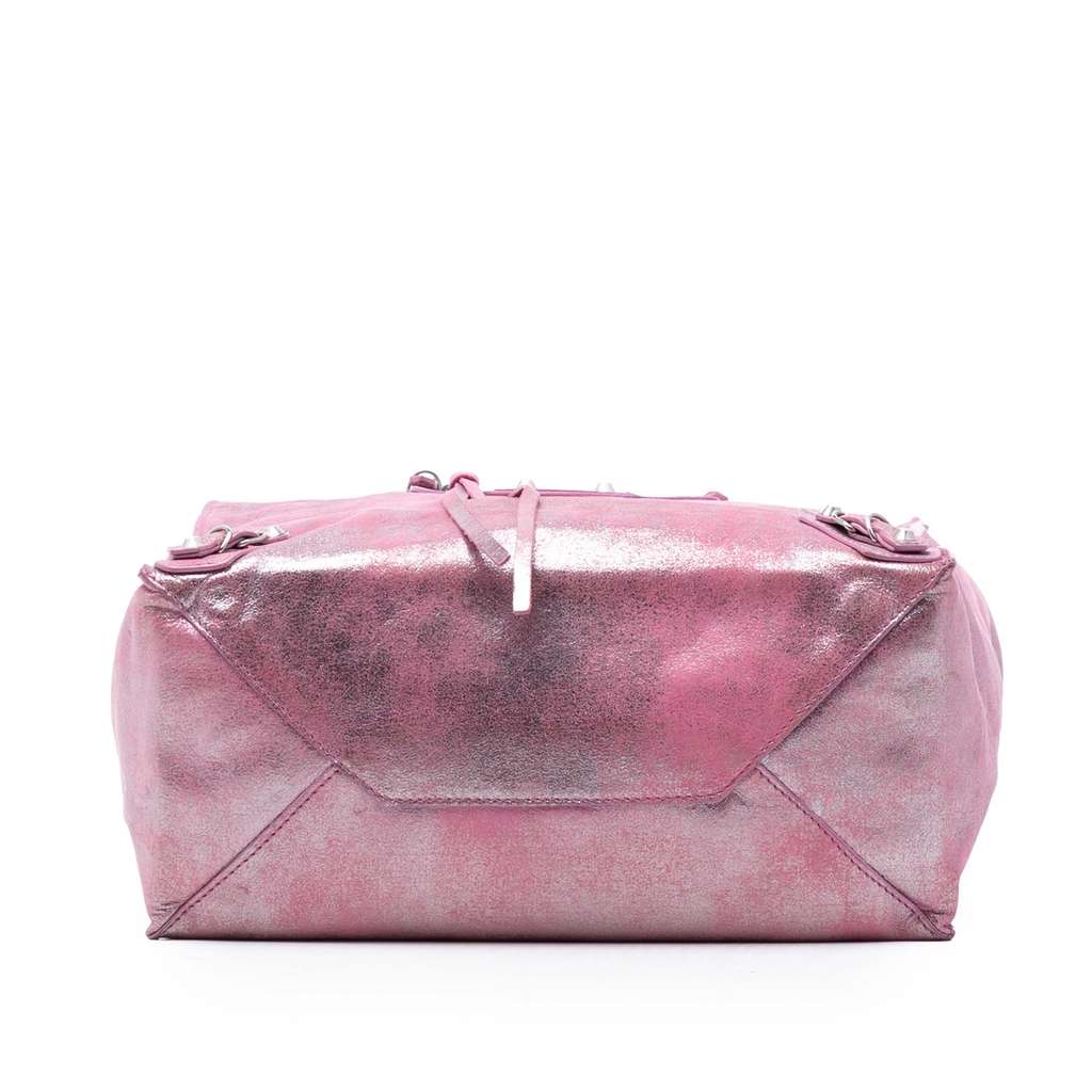 Balenciaga Metallic Leather Papier A5 Tote - 3