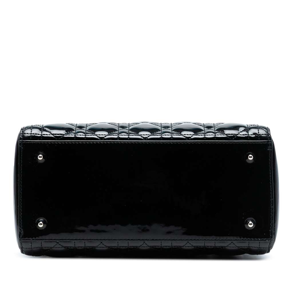 Dior Medium Patent Cannage Lady Dior - 3