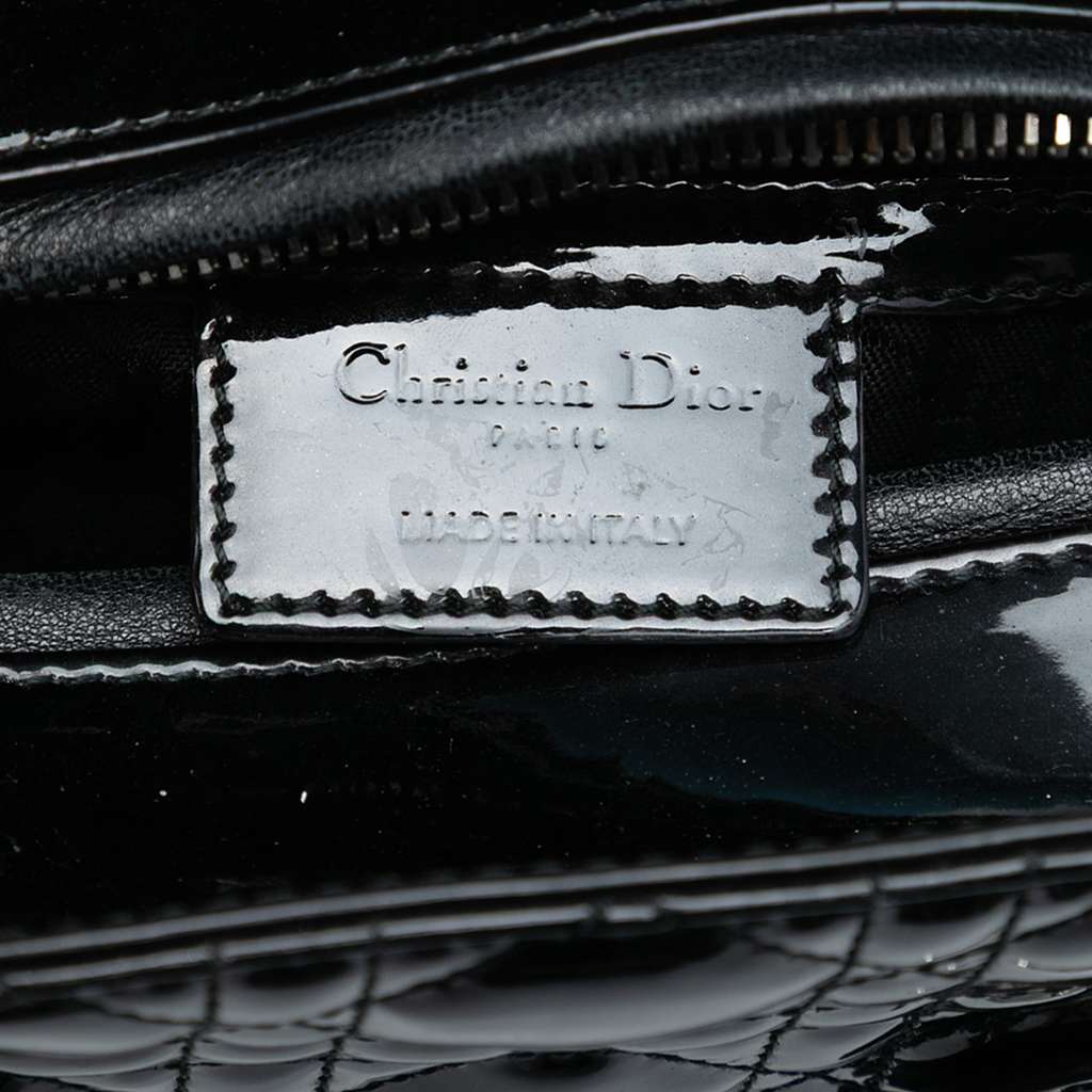 Dior Medium Patent Cannage Lady Dior - 5