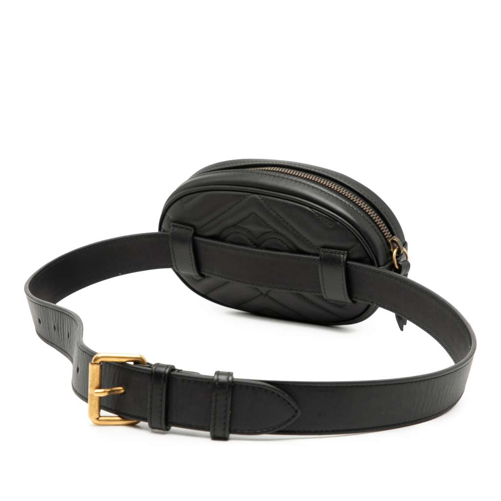 Gucci GG Marmont Matelasse Leather Belt Bag - 2