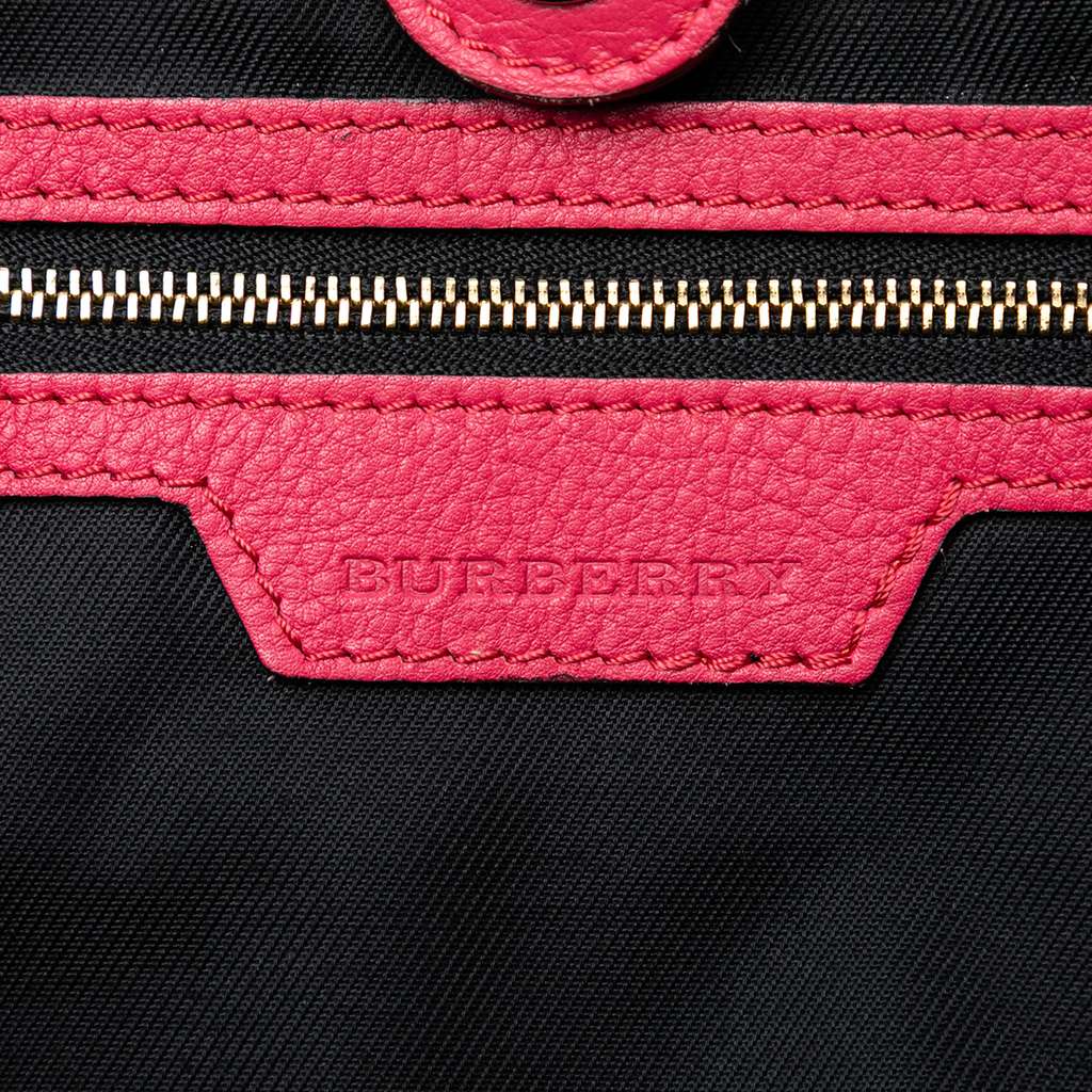 Burberry Small Haymarket Check Canvas and Leather Canterbury Tote - 5