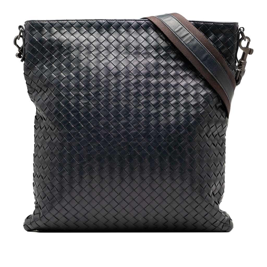 Bottega Veneta Leather Intrecciato Crossbody