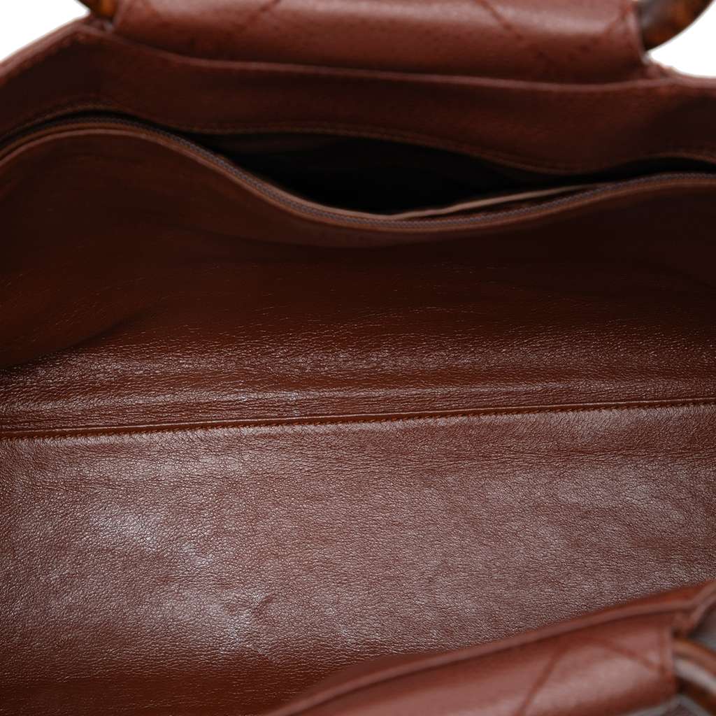 Chanel CC Quilted Caviar Tortoise Top Handle Bag - 4