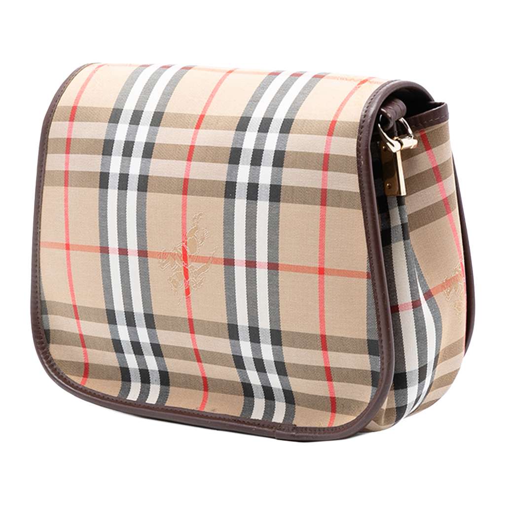 Burberry Haymarket Check Canvas Crossbody - 2