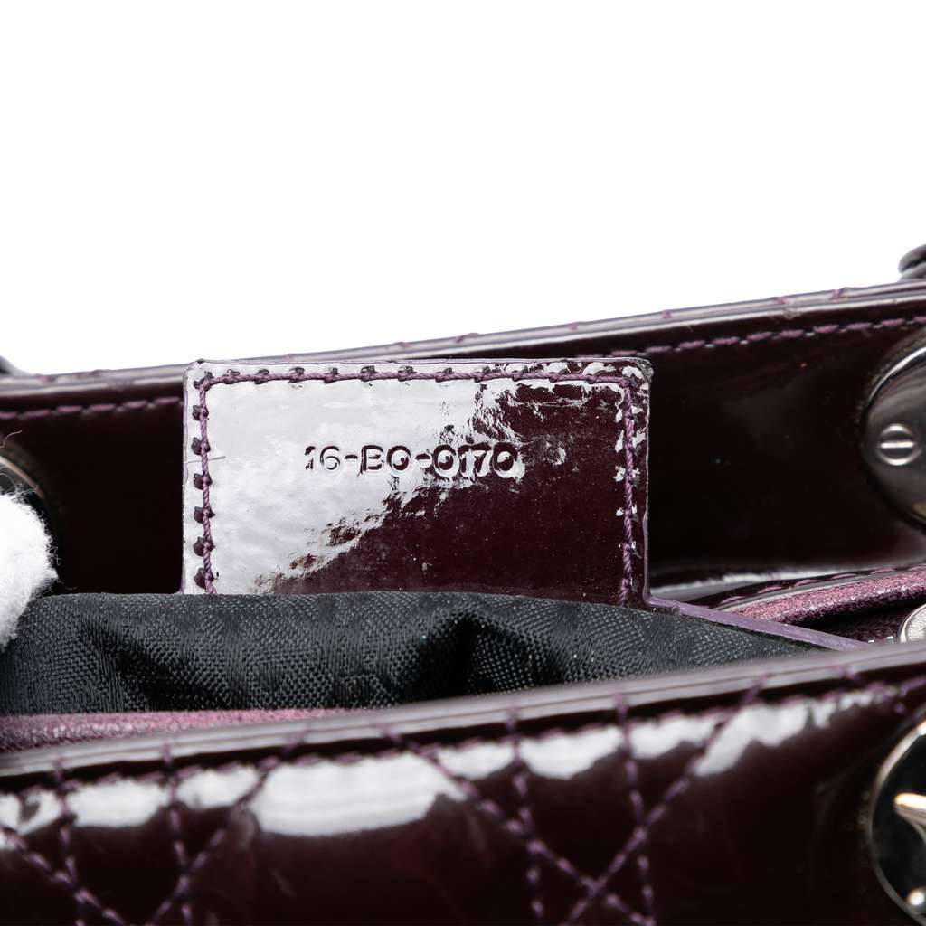 Dior Medium Patent Cannage Lady Dior - 5