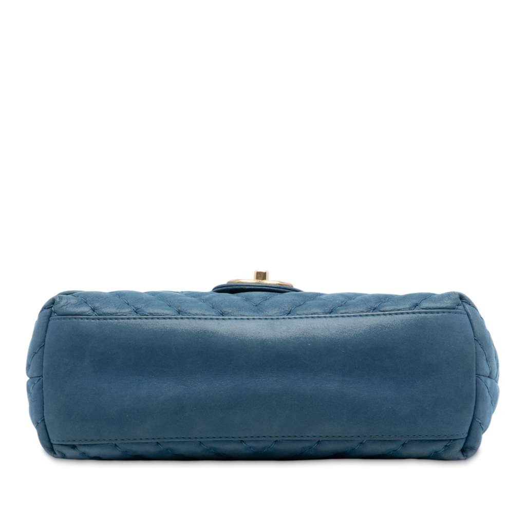 Chanel Medium Chevron Iridescent Calfskin Surpique Flap - 3