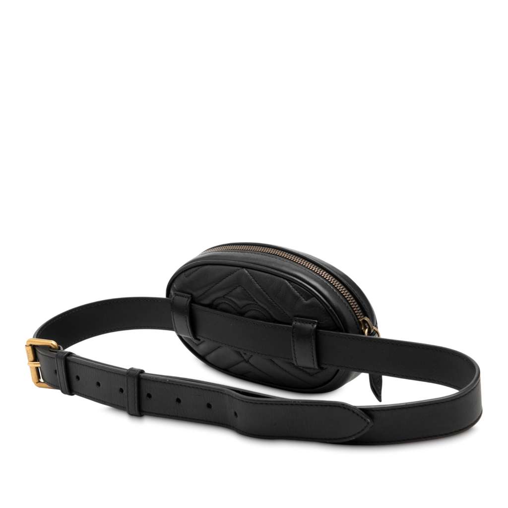 Gucci GG Marmont Matelasse Leather Belt Bag - 2