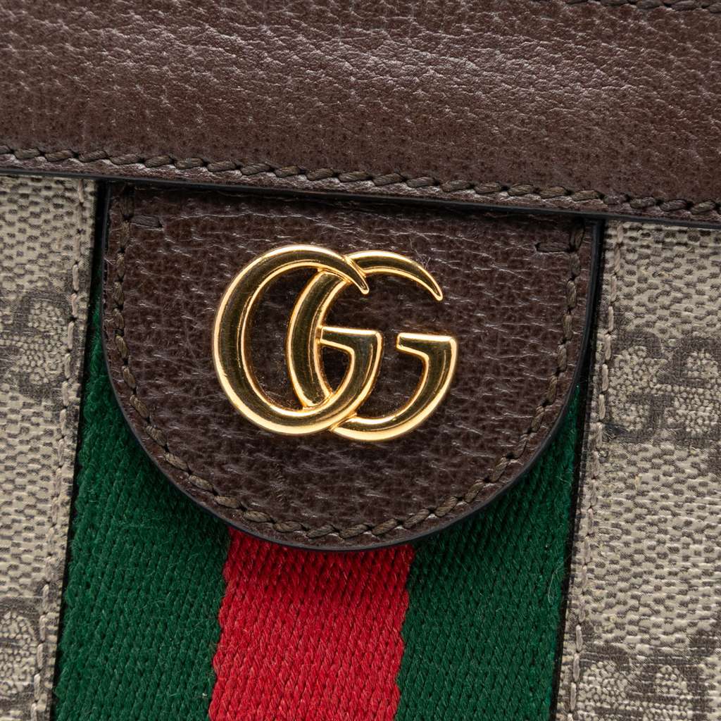 Gucci Small GG Supreme Web Ophidia Chain Crossbody - 5
