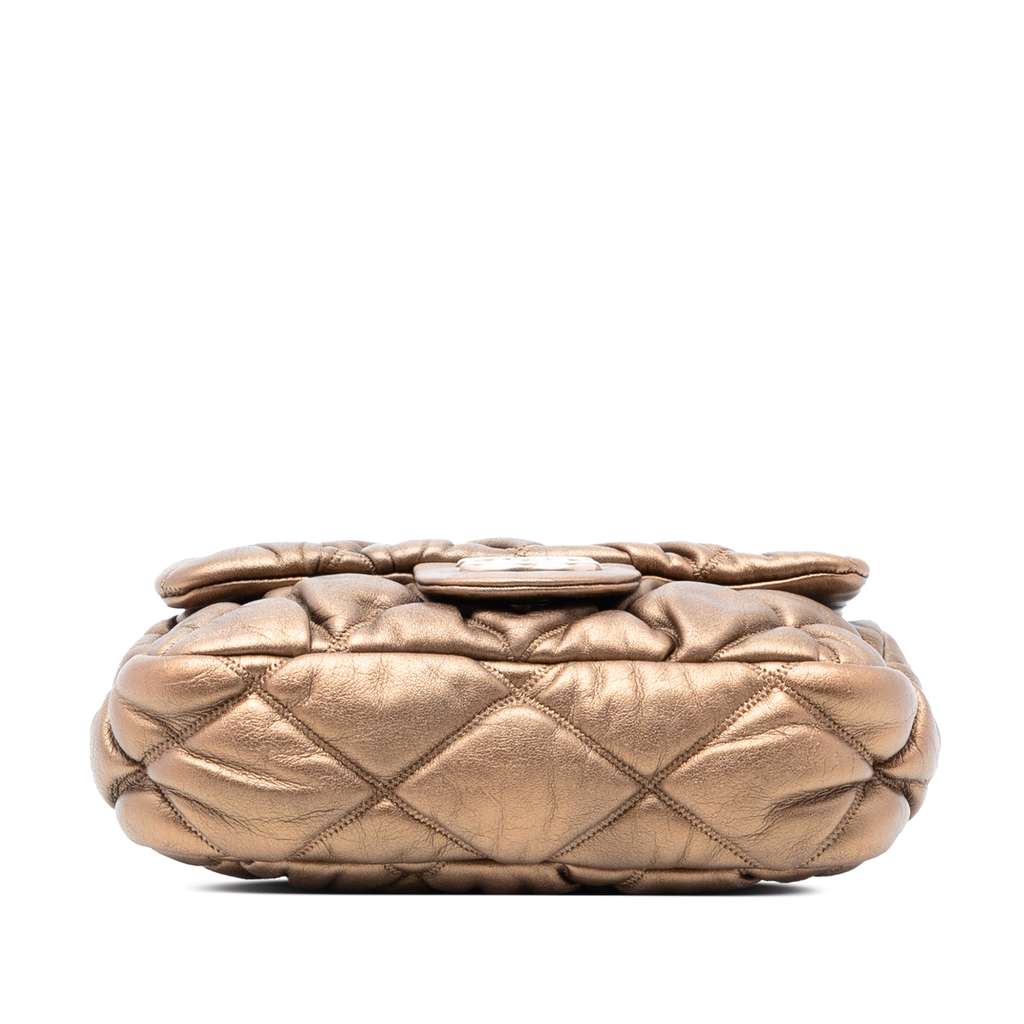 Chanel CC Lambskin Bubble Quilt Flap - 3