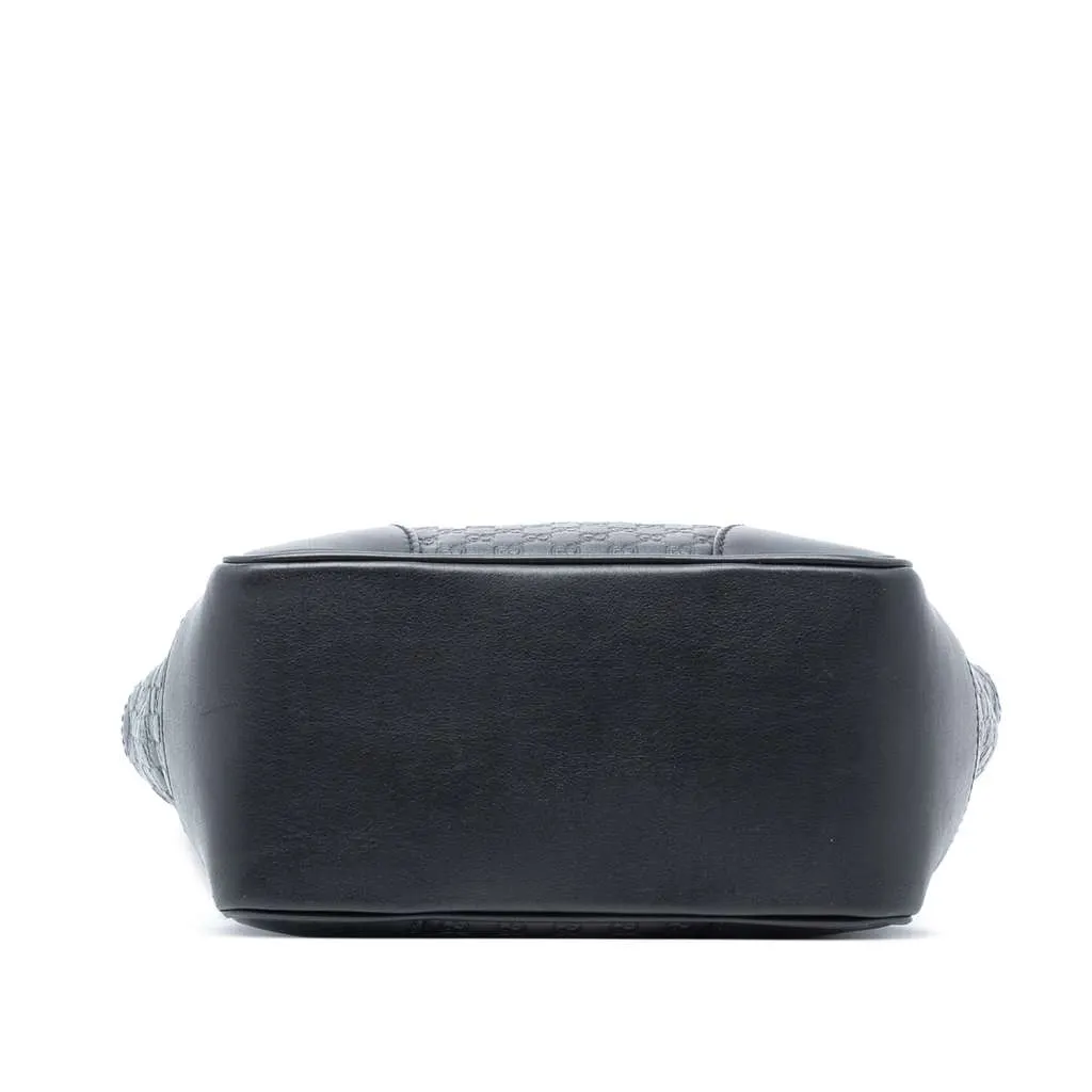 Gucci Small Microguccissima Bree Satchel Black Leather Very good - Inside View