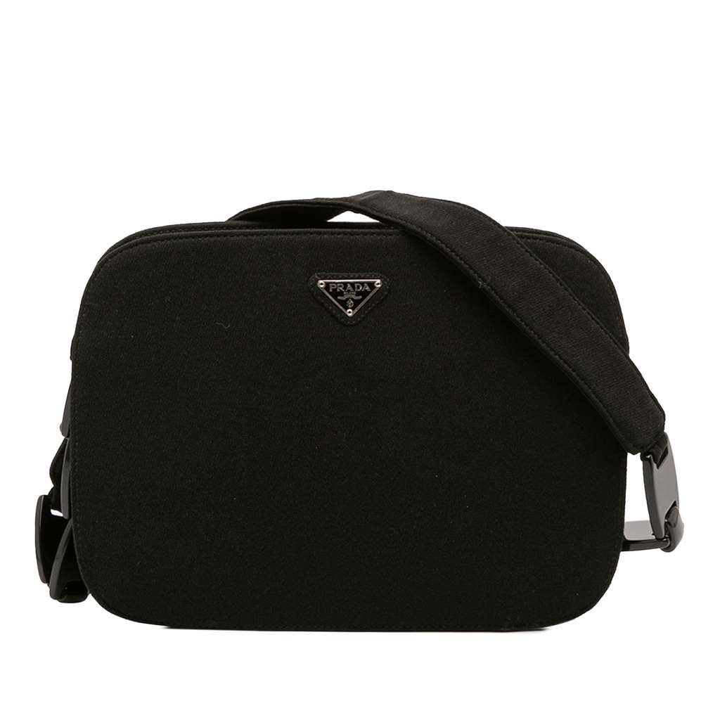 Prada Jersey Resin Chain Shoulder Bag